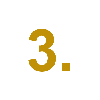 The image shows a simple graphic with a black background and a large, bold yellow number 3 centered on it.