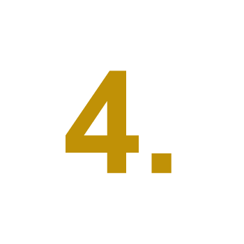The image features a stylized number 4 with a golden outline against a black background, accompanied by an asterisk symbol.